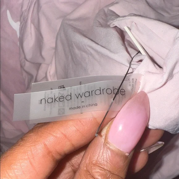 Naked Wardrobe Baby Pink Open Back Maxi Dress | NWT | Size M 💗 - Picture 3 of 7